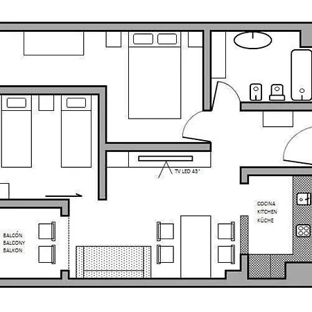 Touristar Fuensanta Apartament *